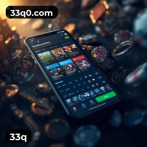 App 33q com catálogo premium, PIX e suporte 24/7